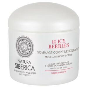 Natura Siberica Alakformáló testradír bogyós gyümölcsökkel 370ml (FEHÉR)