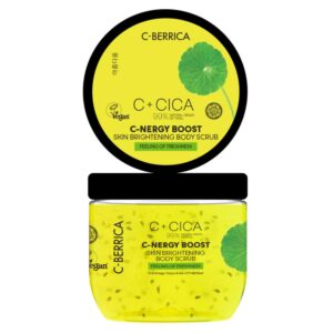 Natura Siberica C-Berrica C + CICA „C-Nergy Boost” Ragyogásfokozó testradír 200ml