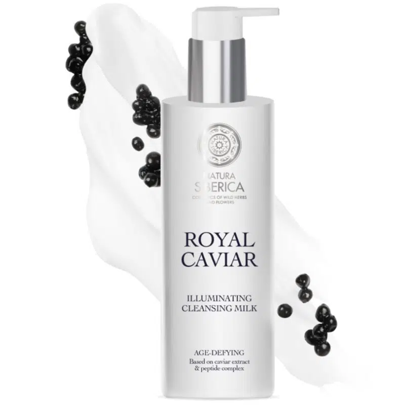 Natura Siberica Royal Caviar Ragyogást adó arctisztító tej 200ml