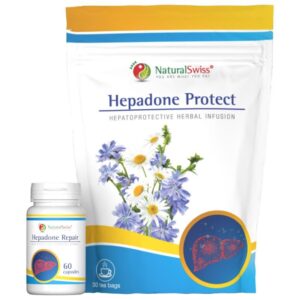 Natural Swiss Hepadone program (Repair kapszula+Protect tea)