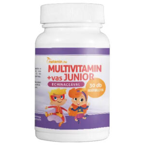 Netamin Multivitamin+vas JUNIOR rágótabletta 30db
