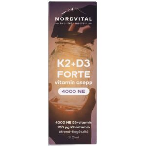 Nordvital K2+D3 forte csepp 30 ml 60 adag
