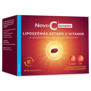 Novo C Komplex liposzómás RETARD C-vitamin + D3 + Cink 90db