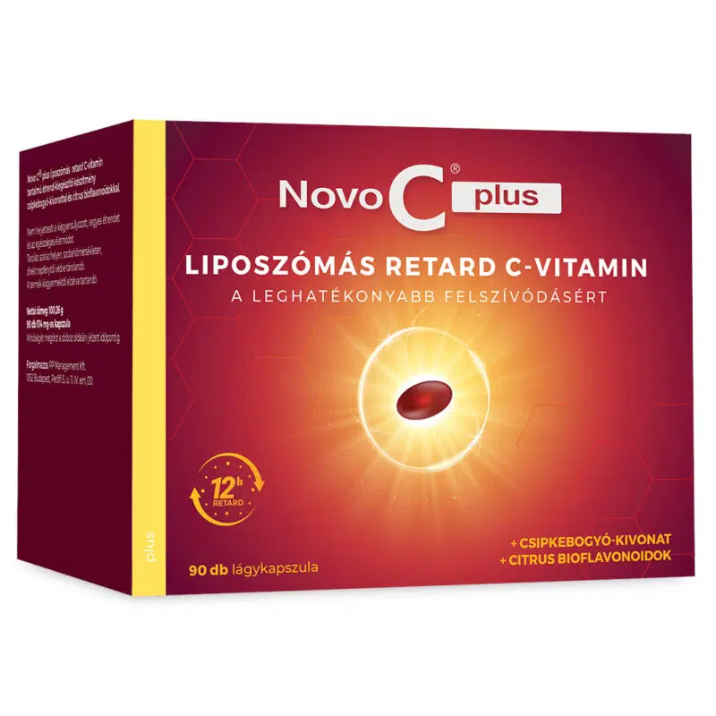 Novo C Plus liposzómás C-vitamin 90db
