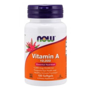 Now Vitamin-A  10000IU lágy kapszula 100db