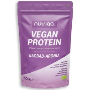 Nutriqa Bio BAOBAB-ARONIA Vegán Proteinmix 500g