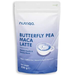 Nutriqa Butterfly Pea Maca Latte (Bio Pillangóborsó-Maca Latte) 250g