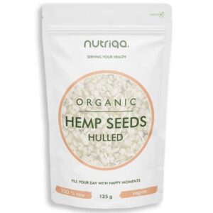 Nutriqa Hemp Seeds Hulled (Bio Hántolt kendermag) 125g