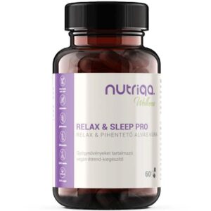Nutriqa Relax Sleep Pro 60db kapszula (Pihentető alvás)
