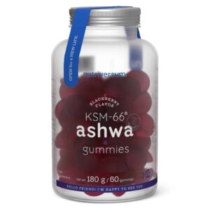 Nutriversum VITA-  KSM-66 Ashwaganda GUMMIES Blackberry 60db