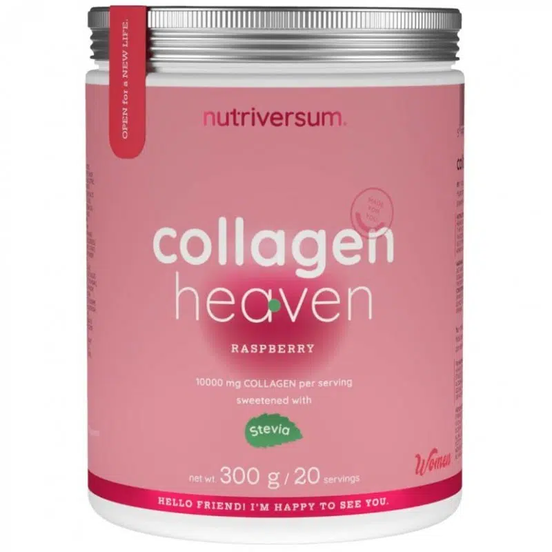 Nutriversum WOMEN-Collagen heaven STEVIA málna 300g