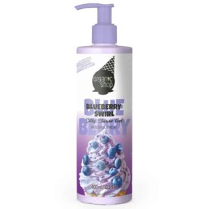 Organic Shop “Áfonyás csavart fagyi” Selymes tusfürdő gél 400ml