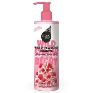Organic Shop “Erdei szamócás Granita” Frissítő tusfürdő gél 400ml