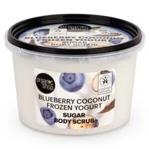 Organic Shop “Frozen Yogurt”  testradír áfonyával és kókusszal 250ml