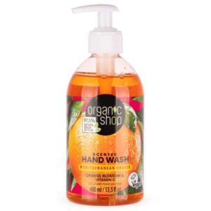 Organic Shop “Mediterrán szellő” Illatos folyékony szappan narancsvirággal és C-vitaminnal 400ml