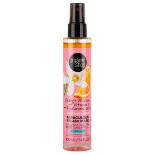 Organic Shop “Miraculous Splash Mask” narancsvirággal C-vitaminnal és hialuronsavval 100ml