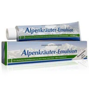 Original LLOYD Alpenkrauter-Emulsion Hűsítő balzsam (kék doboz) 200 ml