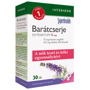 Interherb Barátcserje extraktum 75mg 30 db kapszula