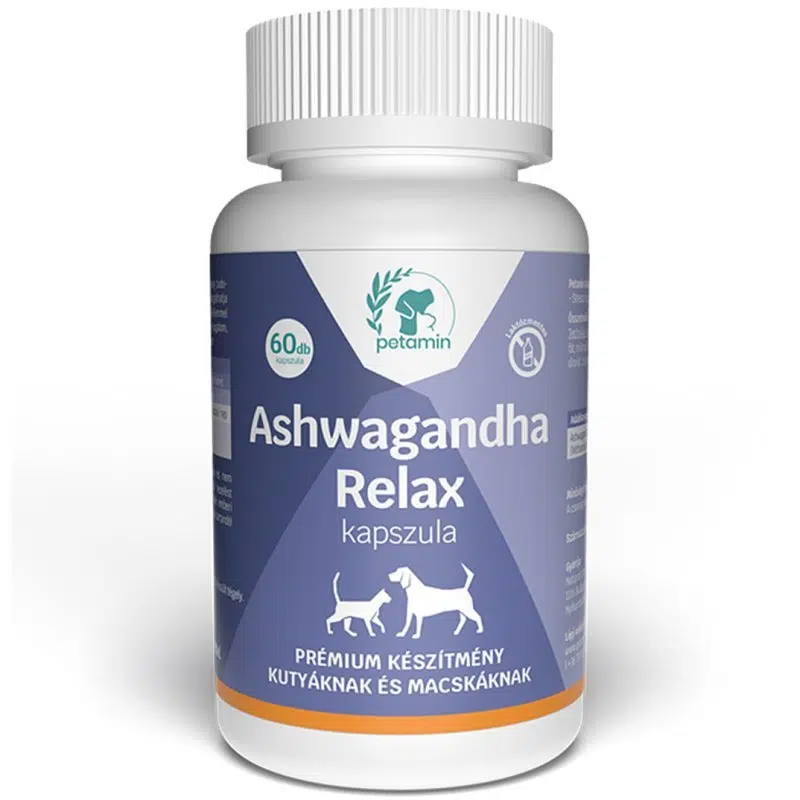 PETAMIN Ashwagandha Relax kapszula kutyáknak-macskáknak 60db