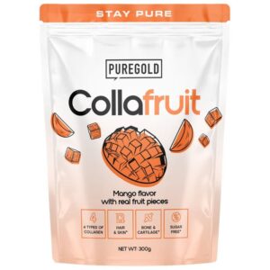 Pure Gold Collafruit Marha kollagén italpor gyümölcsdarabokkal (tasakos) - Mangó 300g