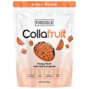 Pure Gold Collafruit Marha kollagén italpor gyümölcsdarabokkal (tasakos) - Mangó 300g