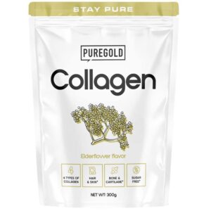 Pure Gold Collagen Marha kollagén tasakos italpor - Eldellover (bodza) 300g