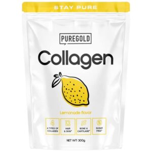 Pure Gold Collagen Marha kollagén tasakos italpor - Lemonade 300g
