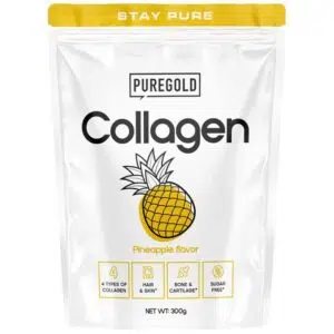 Pure Gold Collagen Marha kollagén tasakos italpor - Pineapple (ananász) 300g