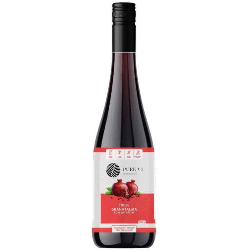 Pure Vi Gránátalma koncentrátum NAGY ÜVEGES 750ml