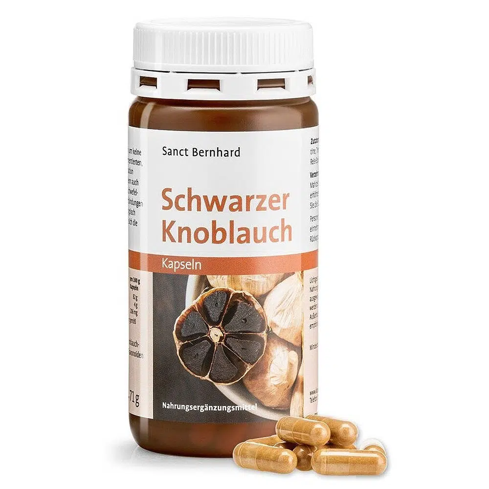Sanct Bernhard Fekete Fokhagyma 500mg 120db kapszula