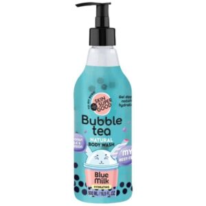 Skin Super Good Bubble Tea "Blue Milk" hidratáló tusfürdő kókusztejjel és maracujával 500ml