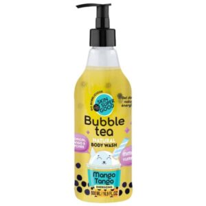 Skin Super Good Bubble Tee “Mango Tango” energetizáló tusfürdő mangóval és licsivel 500ml