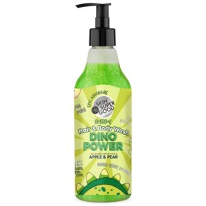Skin Super Good „Dino Power” 2 az 1-ben sampon és tusfürdő almával és körtével 500ml