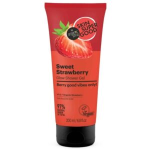 Skin Super Good „Sweet Strawberry” ragyogásfokozó tusfürdő gél 200ml