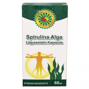 Sun moon Spirulina Alga lágyzselatin kapszula 60db