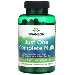 Swanson Just One Complete Multi + Vas Formula 130db