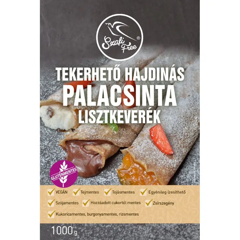 Szafi free tekerhető hajdinás palacsinta lisztkeverék 1000g