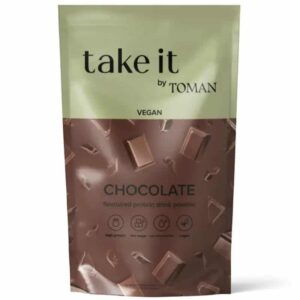 Take it by Toman VEGAN zab fehérje italpor - Csokoládé 450g