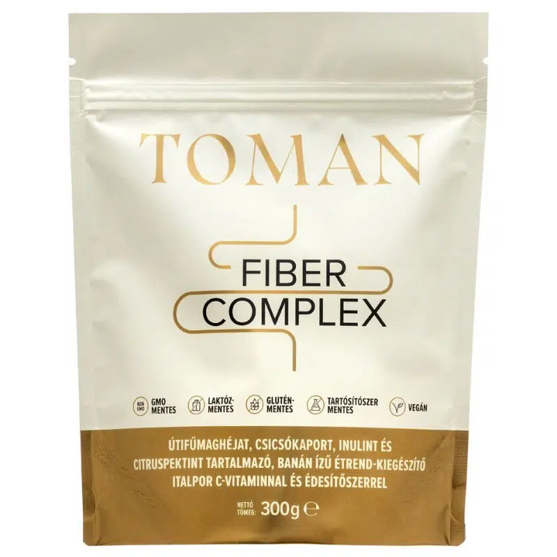Toman Fiber Complex rostban gazdag banán ízű italpor 300g