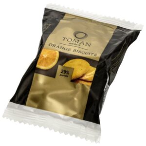 Toman Snack Keksz kandírozott narancshéj darabokkal 37