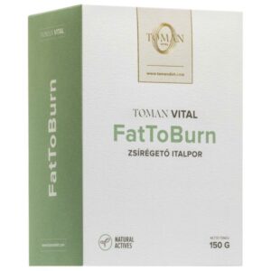 Toman Vital FatToBurn zsírégető italpor 30 csomag 150g NAGY doboz