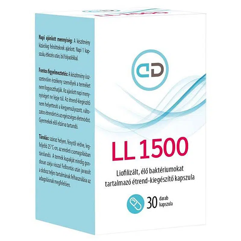 LL 1500 liofilizált baktériumokat tartalmazó kapszula 30db (Damona)