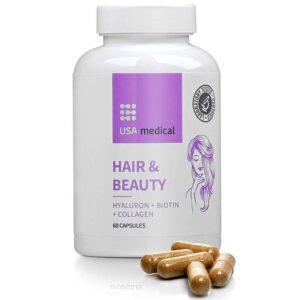 USA Medical HAIR & BEAUTY kapszula 60db