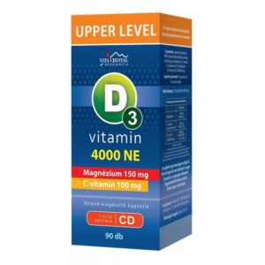 Vita Crystal Upper Level D3-vitamin 4000 NE +Mg
