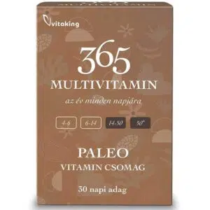 VitaKing 365 Multivitamin Paleo (BARNA) vitamin csomag 30db