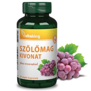 Vitaking Kékszőlő kivonat + Rezveratrol kapszula 80db