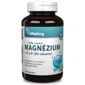 Vitaking Magnézium+P5P (B6-vitamin) kapszula 120db