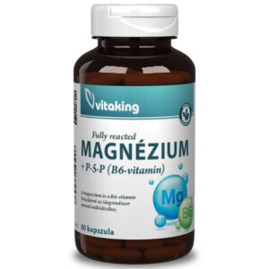 Vitaking Magnézium+P5P (B6-vitamin) kapszula 60db