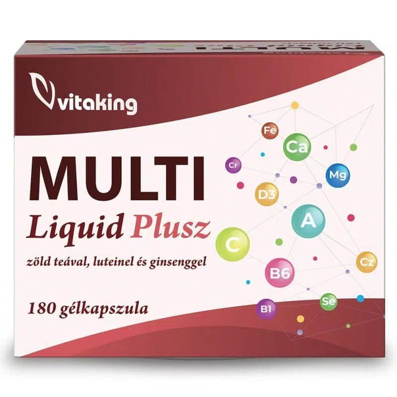 VitaKing Multi Plusz Liquid vitamincsomag 180db