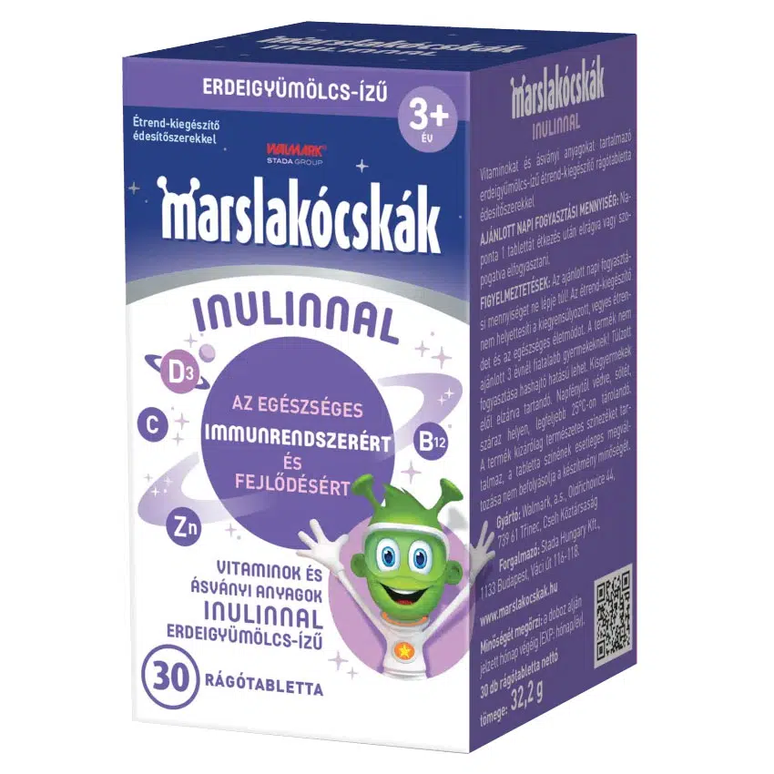 Walmark Marslakócskák Inulinnal Erdei gyümölcs ízben 30db